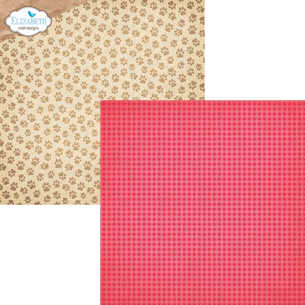 Elizabeth Craft Designs Dog Days 12” x 12” Paper Pack