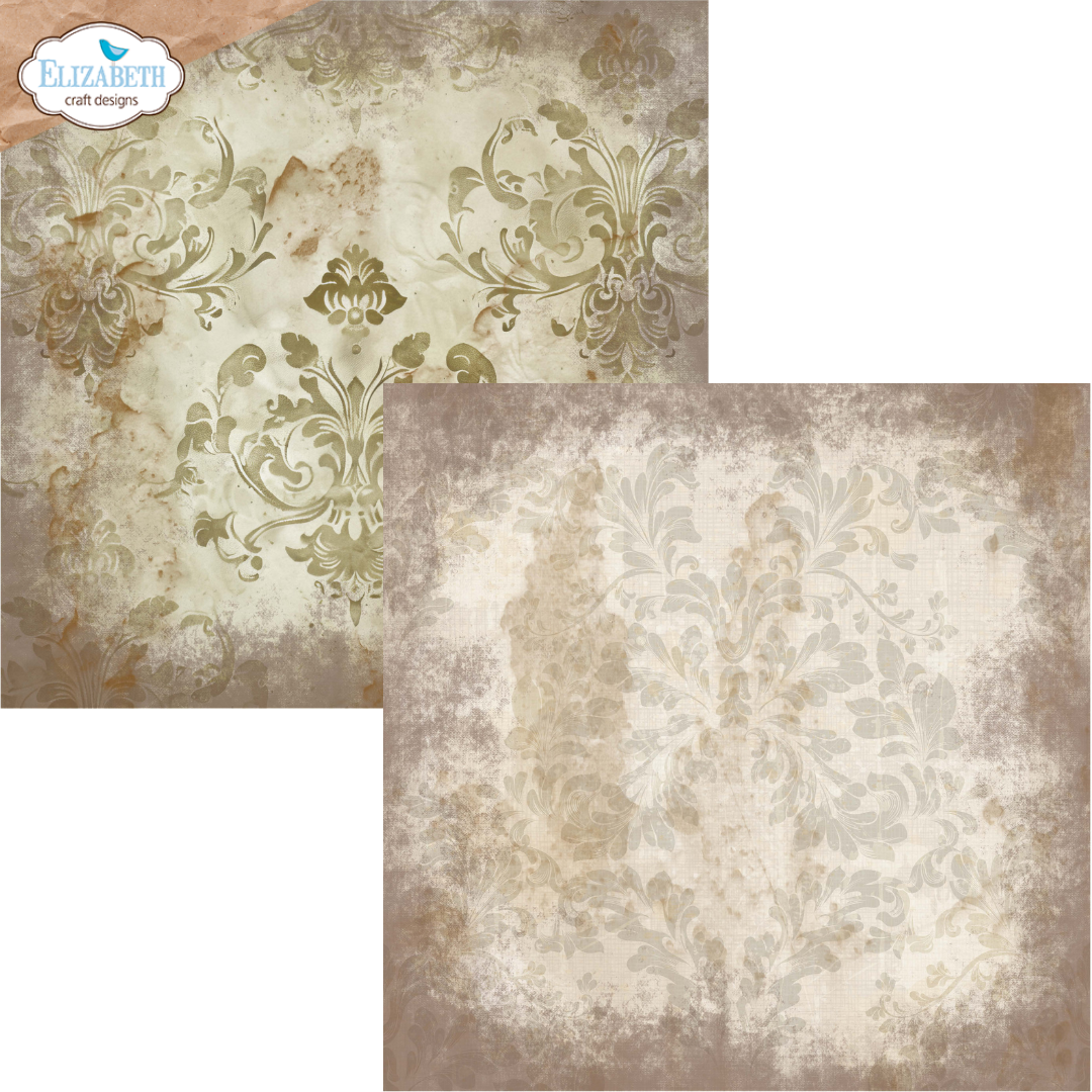 Elizabeth Craft Designs Backgrounds Volume 4 12” x 12” Paper Pack