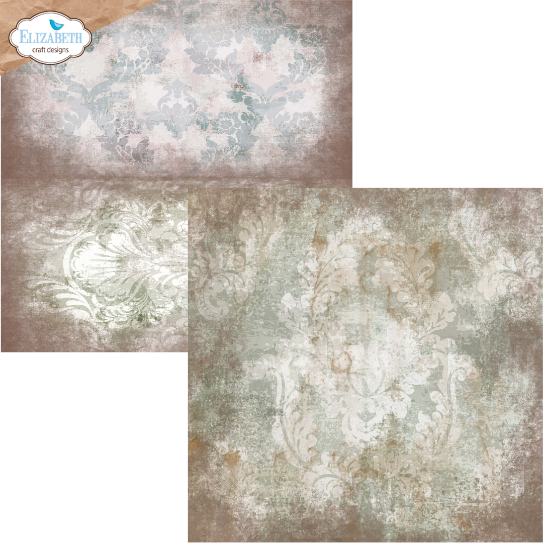 Elizabeth Craft Designs Backgrounds Volume 4 12” x 12” Paper Pack