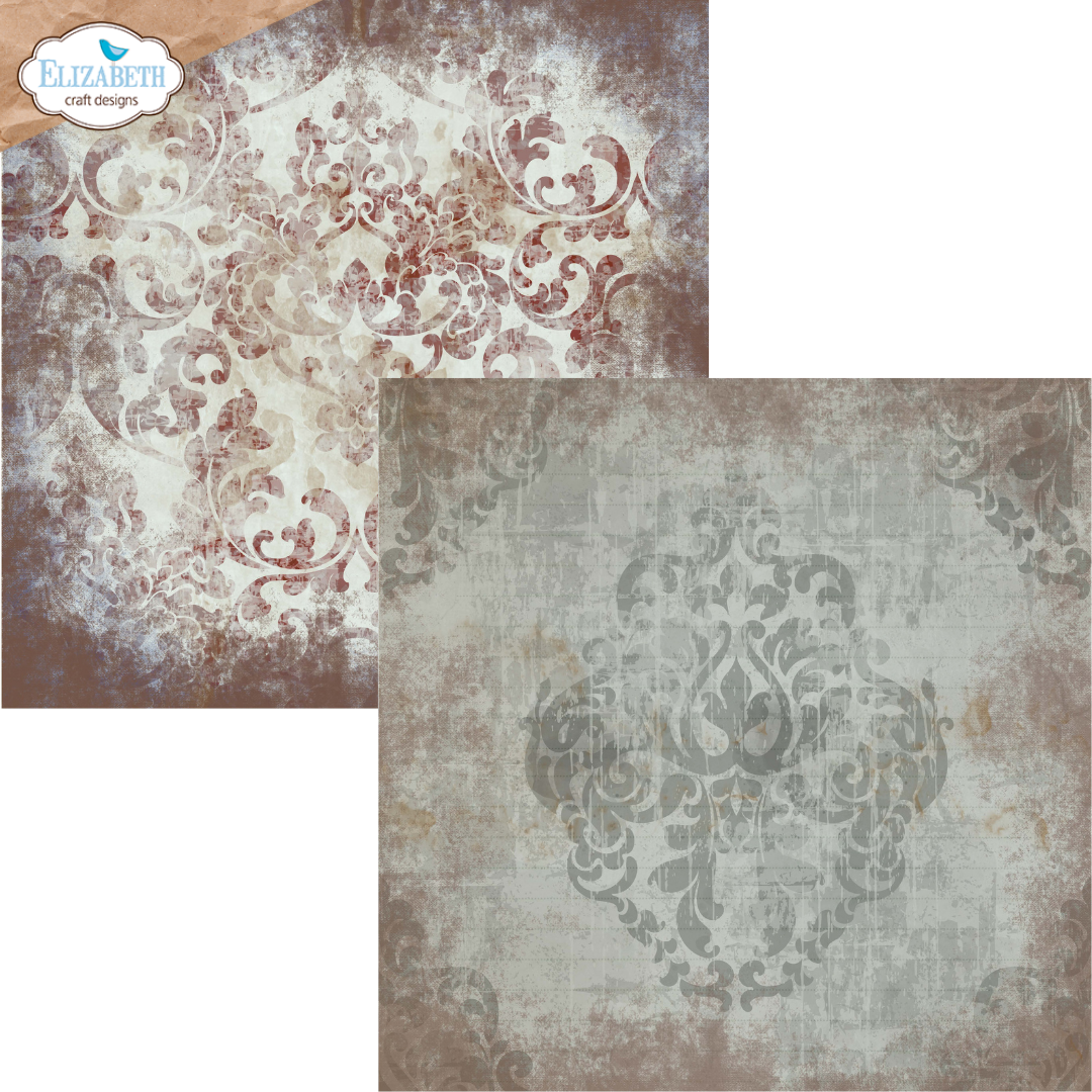 Elizabeth Craft Designs Backgrounds Volume 4 12” x 12” Paper Pack