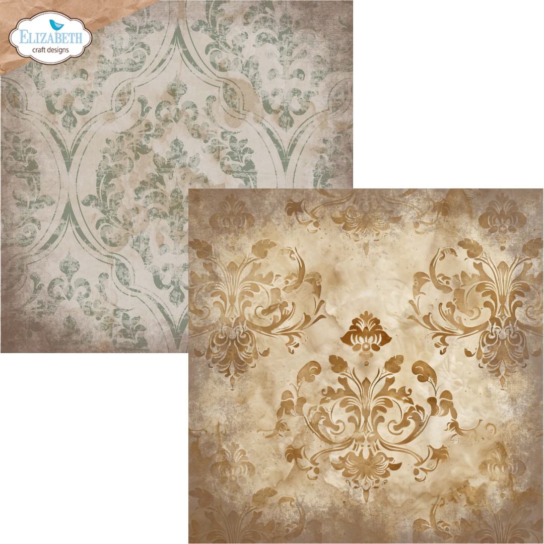 Elizabeth Craft Designs Backgrounds Volume 4 12” x 12” Paper Pack