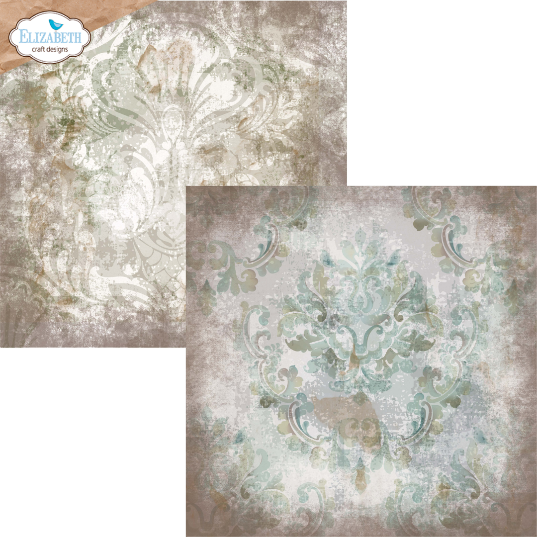 Elizabeth Craft Designs Backgrounds Volume 4 12” x 12” Paper Pack