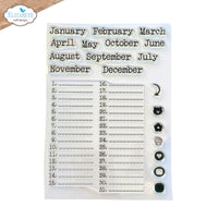 Elizabeth Craft Designs Dates to Remember Stamp Set (Limited Edition)