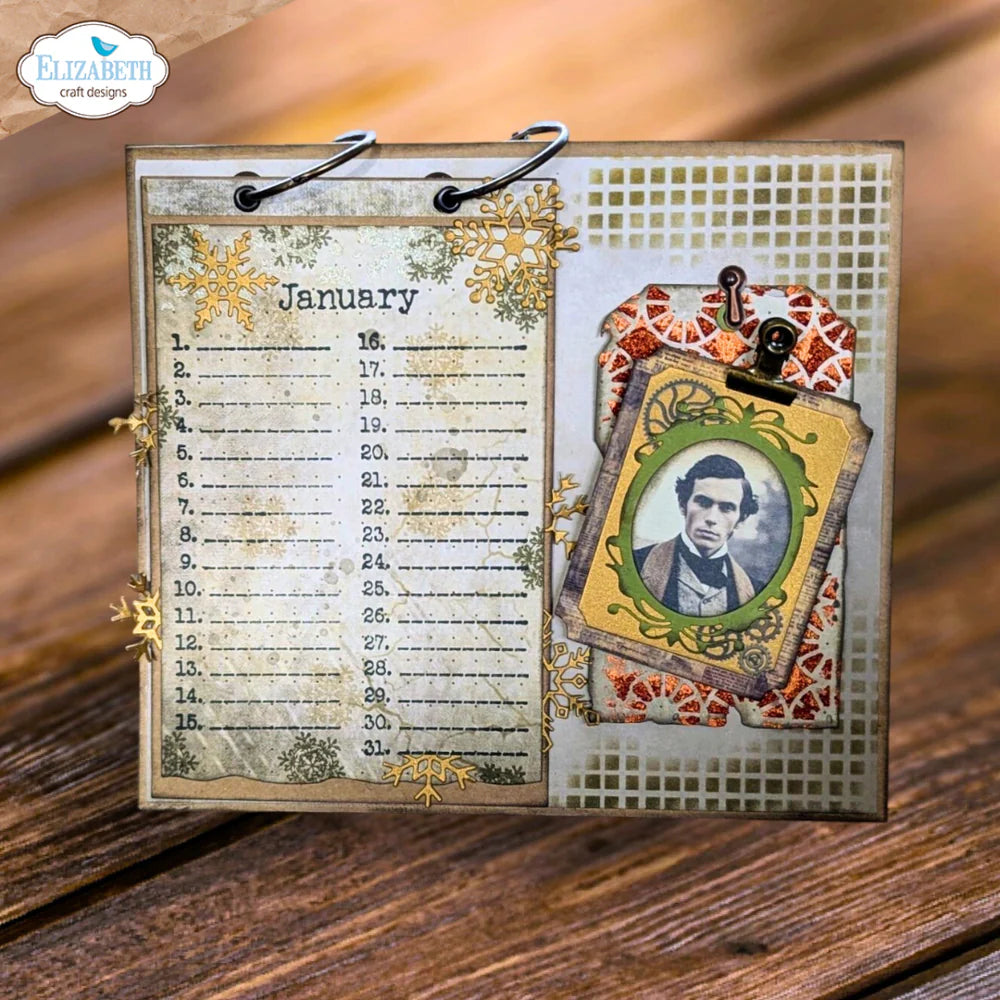 Elizabeth Craft Designs Dates to Remember Stamp Set (Limited Edition)