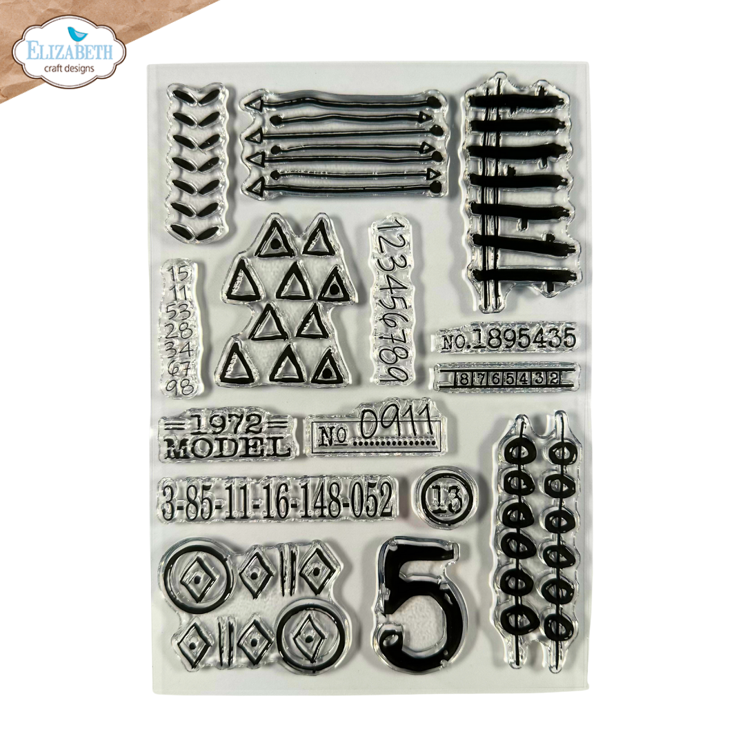 Elizabeth Craft Designs Scribbles Stamp Set
