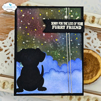 Elizabeth Craft Designs Dog Days Sentiments Stamp Set