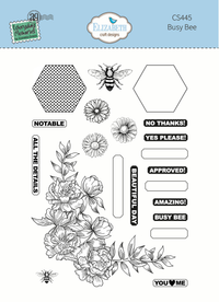 Elizabeth Craft Designs Busy Bee Stamp Set