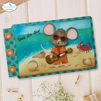 Elizabeth Craft Designs Destination Fun Sentiments Stamp Set