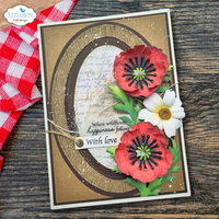 Elizabeth Craft Designs Bloom Wildly Sentiments Stamp Set