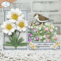 Elizabeth Craft Designs Bloom Wildly Sentiments Stamp Set