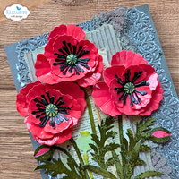 Elizabeth Craft Designs Flower Centers 3 Stamp Set