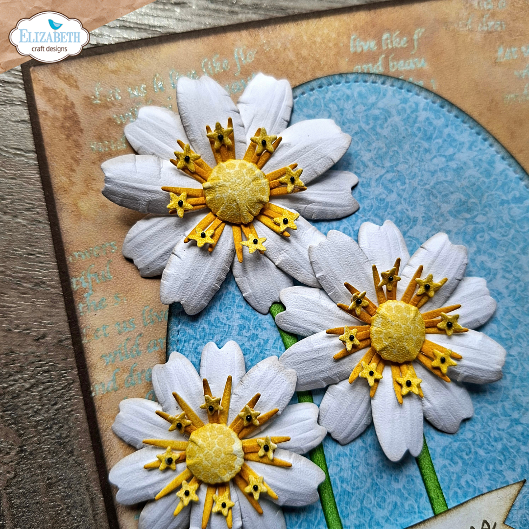Elizabeth Craft Designs Flower Centers 3 Stamp Set