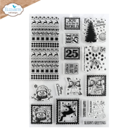 Elizabeth Craft Designs Seasonal Postage Stamp Set