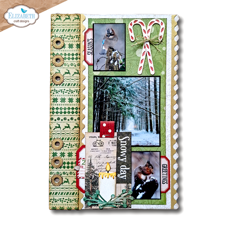 Elizabeth Craft Designs Seasonal Postage Stamp Set