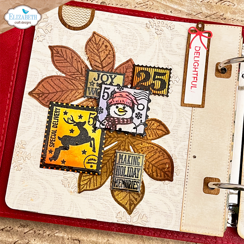 Elizabeth Craft Designs Seasonal Postage Stamp Set