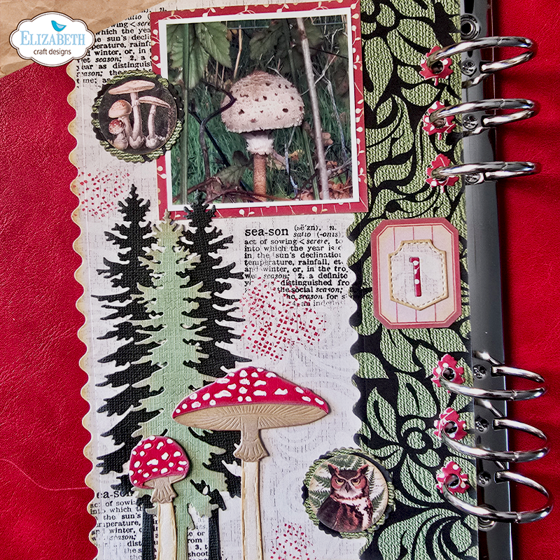 Elizabeth Craft Designs Seasonal Textures Stamp Set