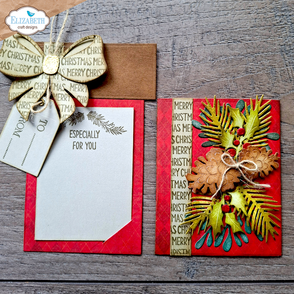 Elizabeth Craft Designs Warm Wishes Sentiments Stamp Set - 07