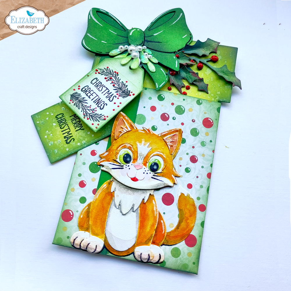 Elizabeth Craft Designs Warm Wishes Sentiments Stamp Set - 08