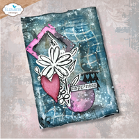 Elizabeth Craft Designs Flower Scribbles Die & Stamp Set