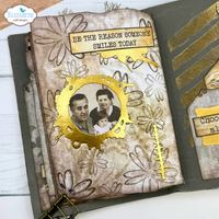 Elizabeth Craft Designs Flower Scribbles Die & Stamp Set