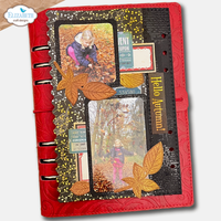 Elizabeth Craft Designs Seasonal Words and Leaves Stamp & Die Set