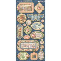 Graphic 45 Cottage Life Chipboard