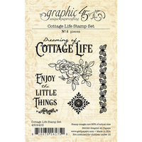 Graphic 45 Cottage Life Stamp Set