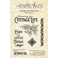 Grafische 45 Cottage Life-stempelset