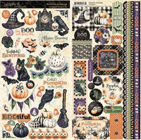 Graphic 45 BOOtiful Greetings Cardstock Sticker Set