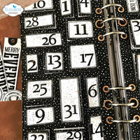 Elizabeth Craft Designs kalendernummers stempelset