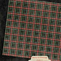 Graphic 45 Merry-ful Greetings 12” x 12” Plaids, Stripes & Solids Pack