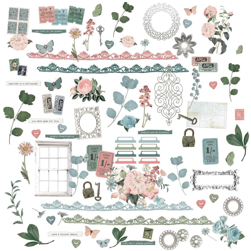 49 and Market Vintage Artistry Tranquility Laser Cut Elements