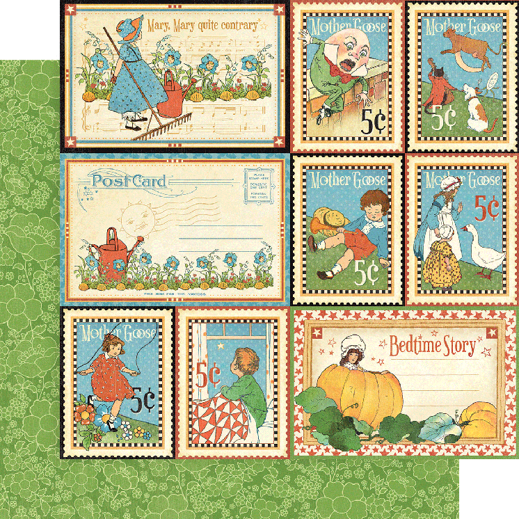 Graphic 45 Mother Goose 12” x 12” Deluxe Collector’s Edition