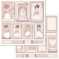 Stamperia Little Girl Paper Pack 12” x 12”