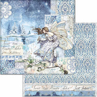 Paquete de papel Stamperia Winter Tales 12" x 12"