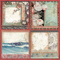 Stamperia (12"x12") Double Face Paper Pack -  Sir Vagabond in Japan