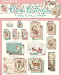 Stamperia Cards Collection - Pink Christmas