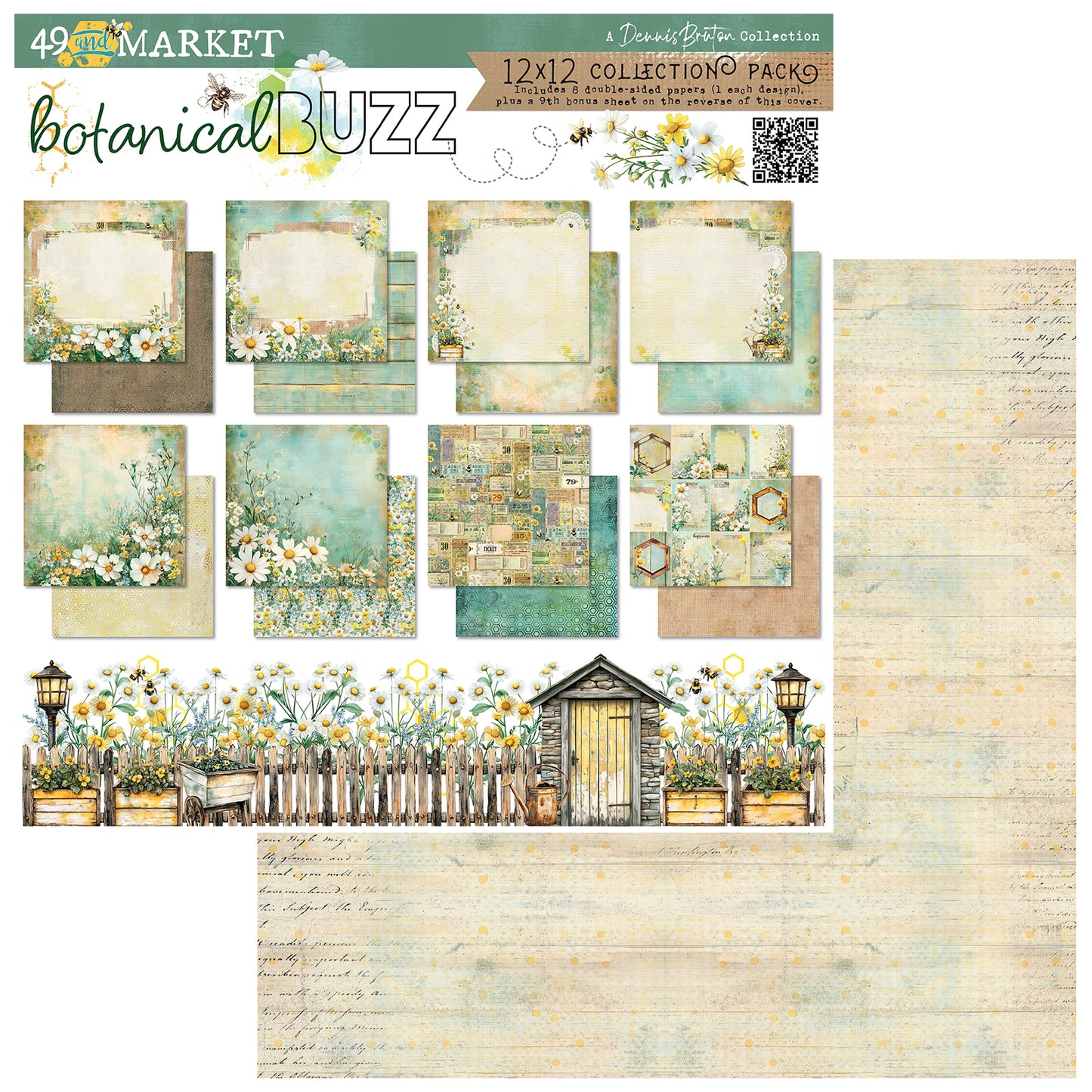 49 & Market Botanical Buzz 12x12 Collection Pack