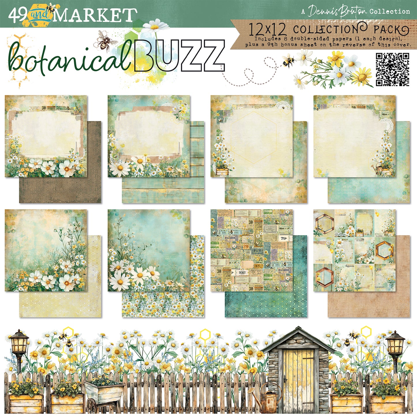 49 & Market Botanical Buzz 12x12 Collection Pack