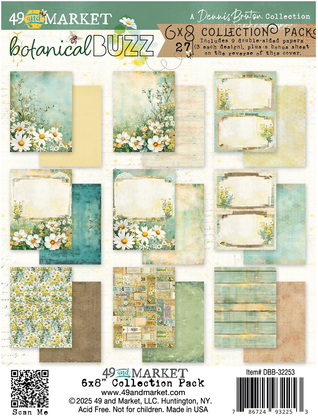 49 & Market Botanical Buzz 6 x 8 Collection Pack