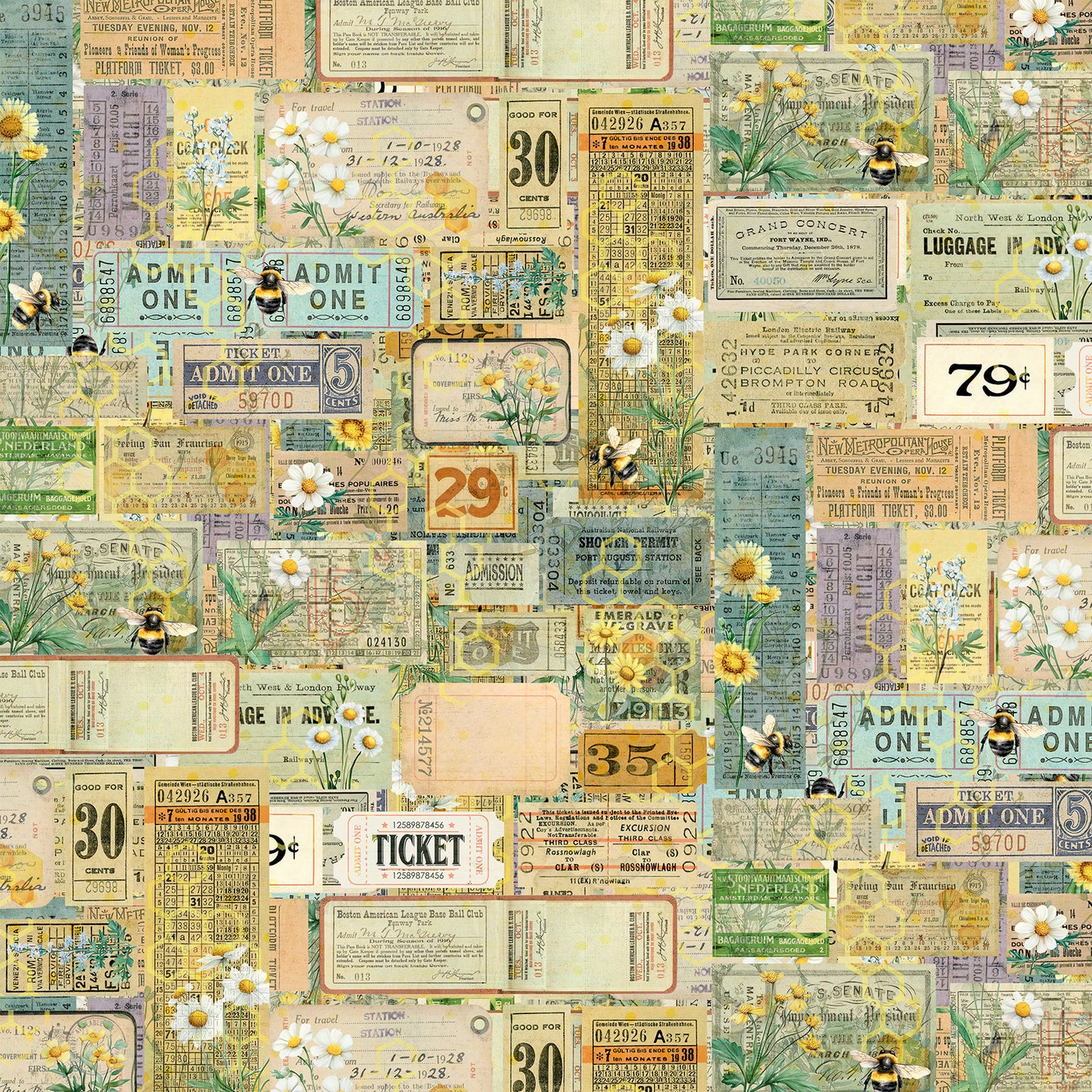 49 & Market Botanical Buzz 12x12 Collection Pack