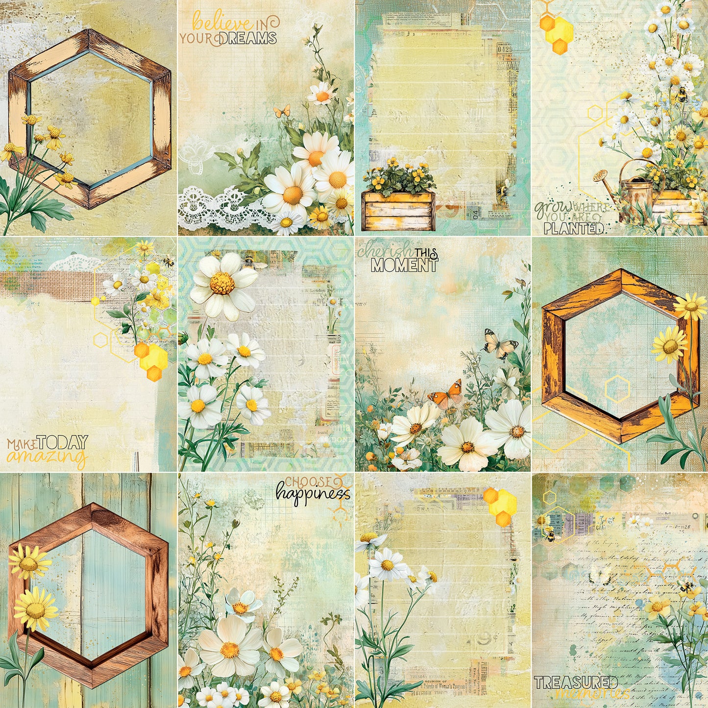49 & Market Botanical Buzz 12x12 Collection Pack