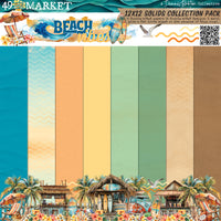 49 & Market Beach Vibes 12x12 Solids Collection Pack