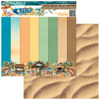 49 & Market Beach Vibes 12x12 Solids Collection Pack