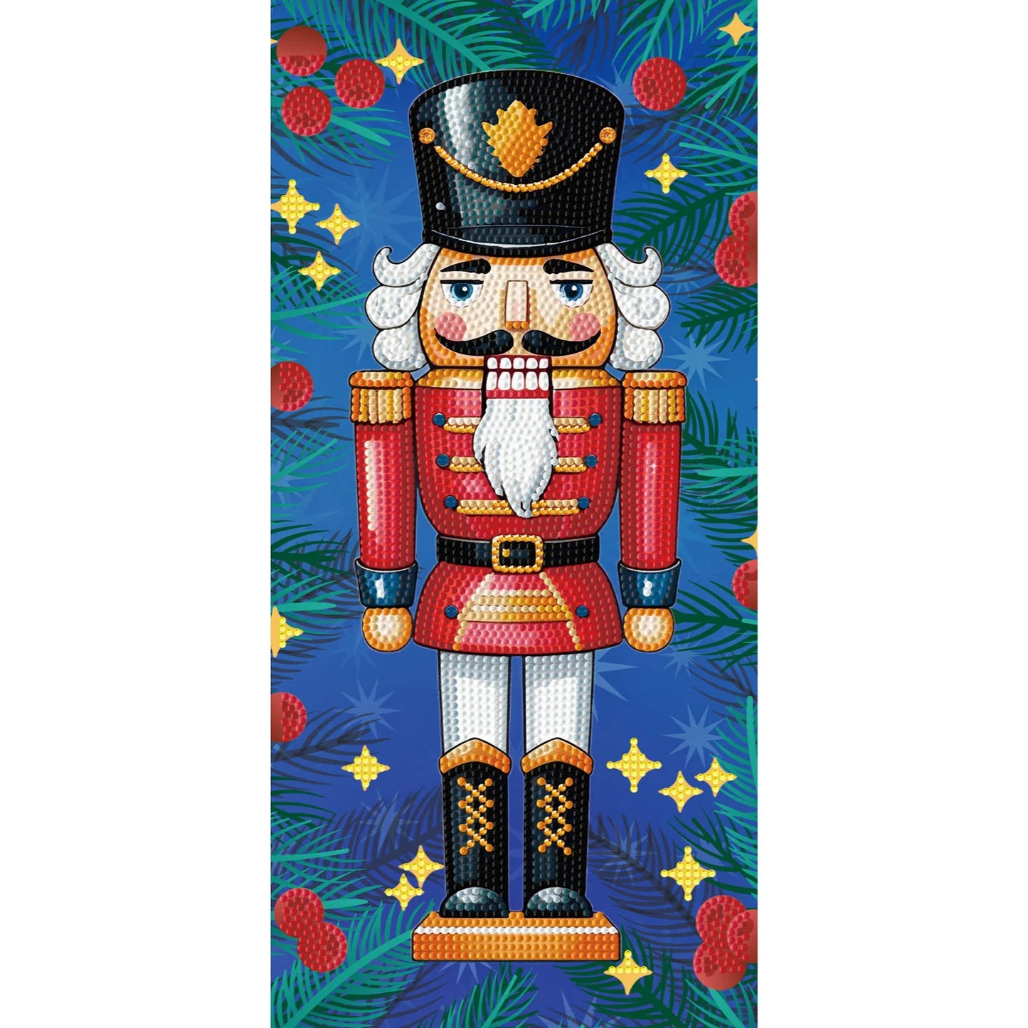 Camelot Dotz Nutcracker Wall Hanging with Wood Hangers