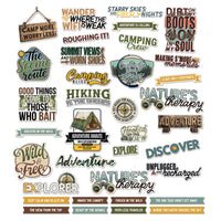 49 & Market Campfire Memories Chipboard Sentiments