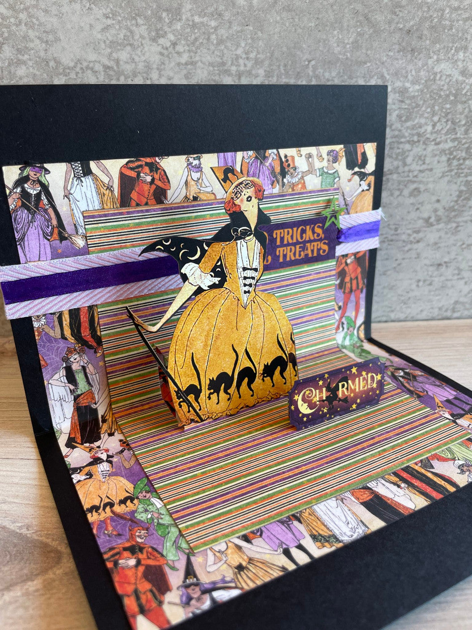 Graphic 45 Charmed - Halloween Pop-Up Card Set