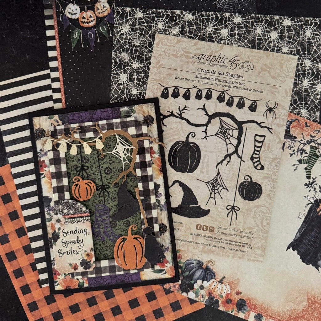 Graphic 45 Staples Halloween Hanging Die Set