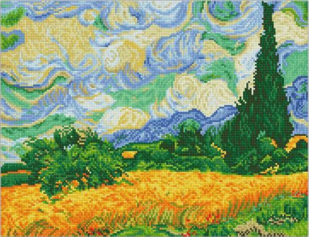 Campos de trigo Diamond Dotz (Van Gogh)