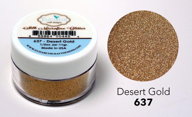 Elizabeth Craft Designs Brillo microfino de seda - Oro del desierto 0.5 oz